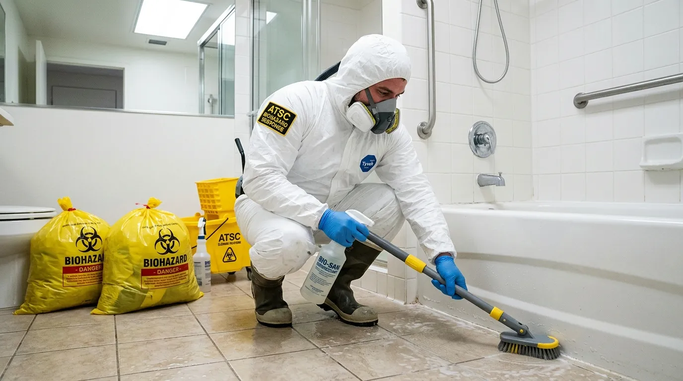 Decontamination equipment deployed for Blood Cleanup in Stoughton